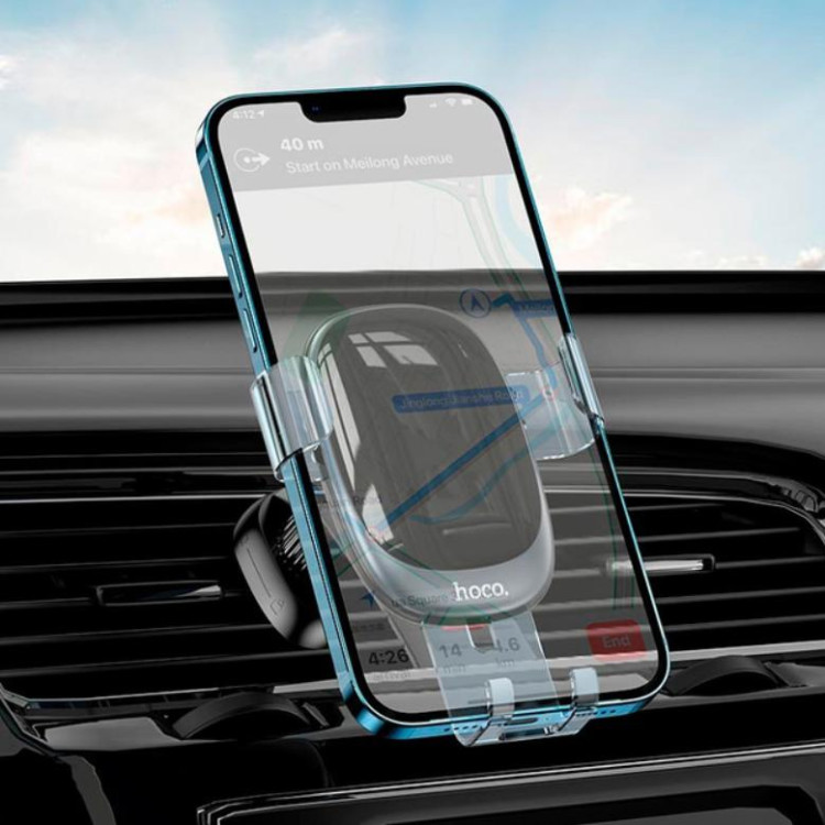 Автомобильный держатель HOCO small gravity car holder H7 (air outlet) |4.7-7" в интернет магазине кальянов фото 3