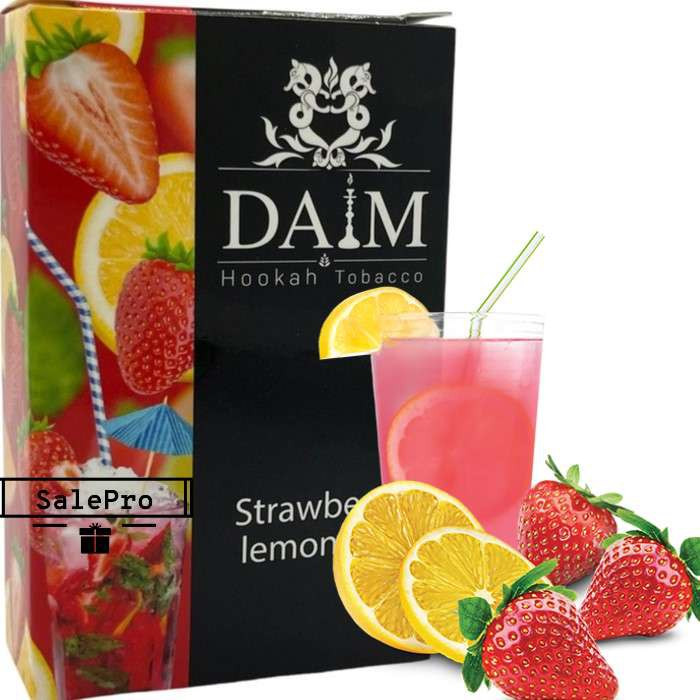 Табак Daim Strawberry Lemonade (Клубника Лимонад) 50 гр в интернет магазине кальянов фото 1