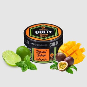 Табак CULTt Medium M7 Tropical Splash (Лайм Мята Маракуя Манго) 100 грамм