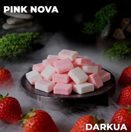 Табак DARKUA Pink Nova (Клубничная Жвачка) 100 грамм в интернет магазине кальянов фото 1