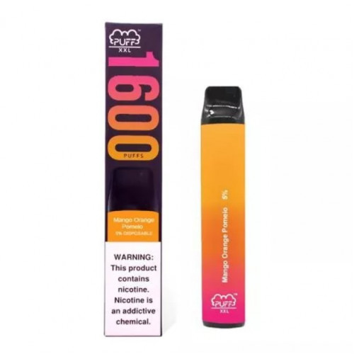 Одноразовая электронная сигарета PUFF BAR XXL Mango Orange Pomelo (Манго Апельсин Памела) 1600  