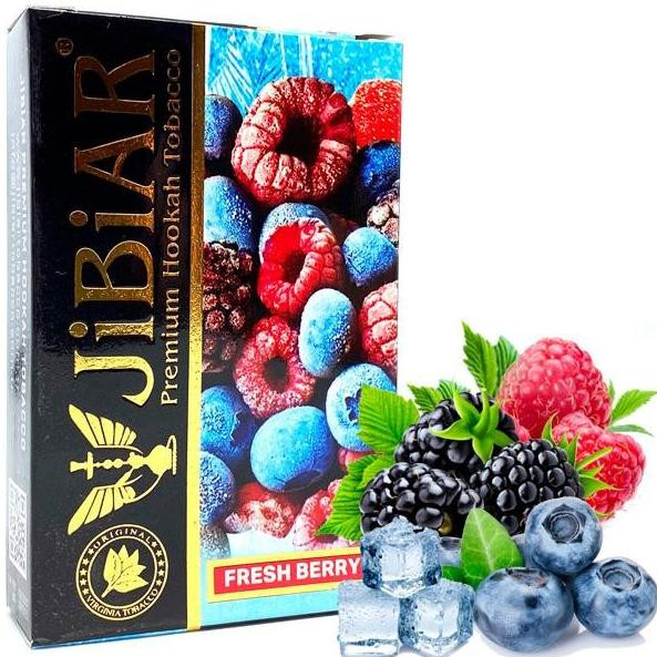 Табак Jibiar Fresh Berry (Ягоды Лед) 50 грамм в интернет магазине кальянов фото 1