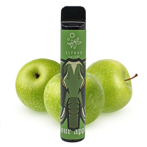 Одноразовая POD система Elf Bar Lux 800 Sour Apple (Кислое Яблоко)  