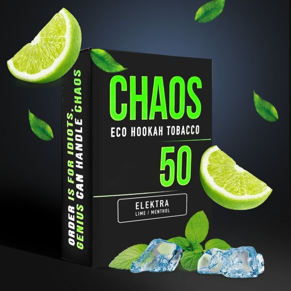 Табак Chaos Elektra (Лайм Ментол) 50 грамм   