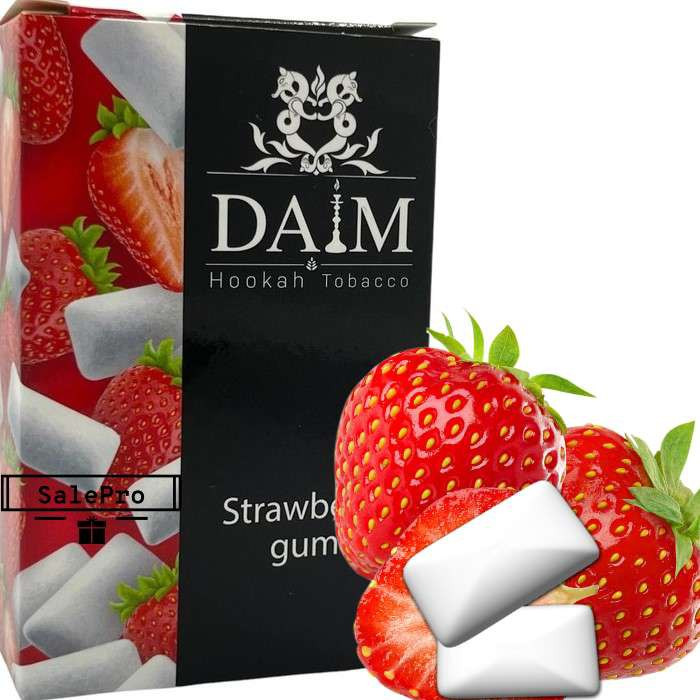 Табак Daim Gum Strawberry (Клубничная Жвачка) 50 гр в интернет магазине кальянов фото 1