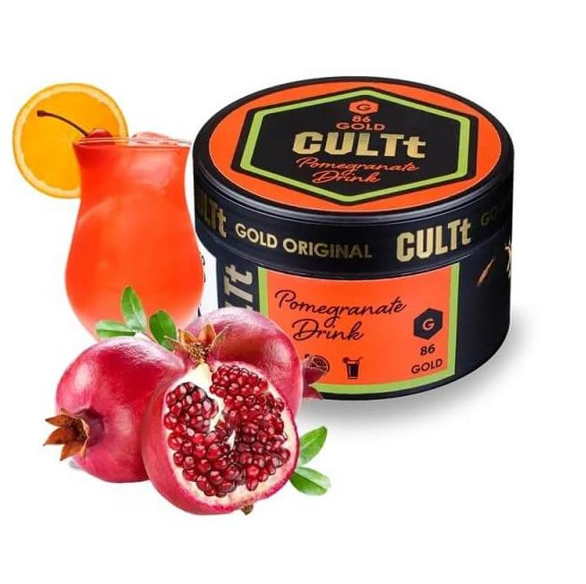 Табак CULTt Medium M86 Pomegranate Drink (Гранатовый Напиток) 100 грамм в интернет магазине кальянов фото 1