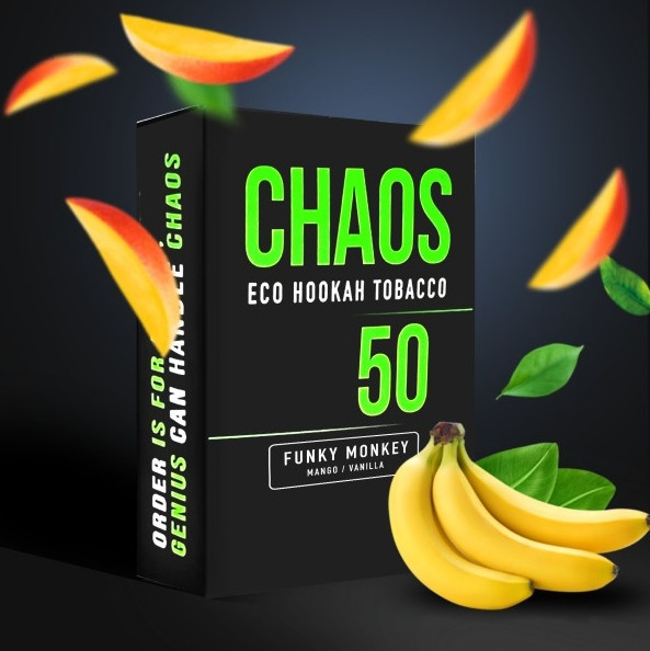 Табак Chaos Funky Monkey (Манго Ваніль) 50 грамм  в интернет магазине кальянов фото 1