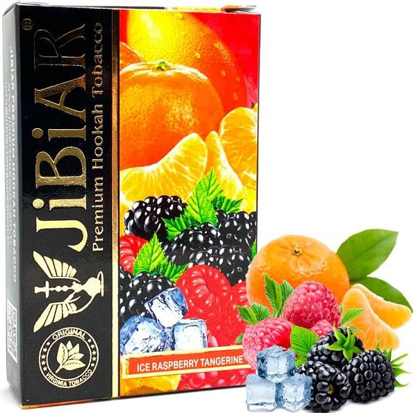 Табак Jibiar Ice Raspberry Tangerine (Малина Мандарин Лед) 50 грамм в интернет магазине кальянов фото 1