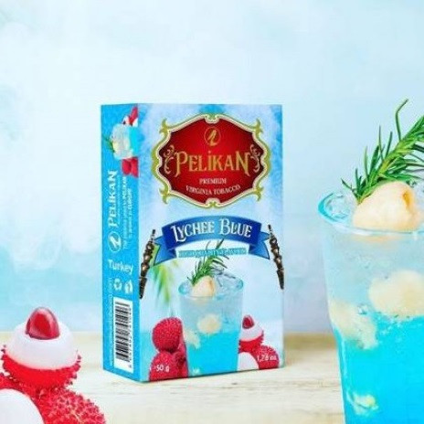 Табак Pelikan Lychee Blue (Голубой Личи) 50 грамм   в интернет магазине кальянов фото 1