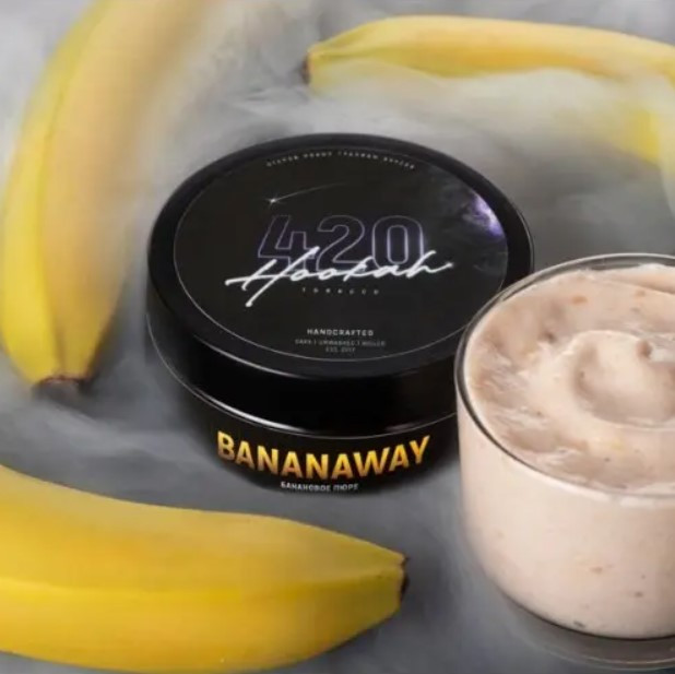 Табак 420 Bananaway (Банан) 100 грамм в интернет магазине кальянов фото 1