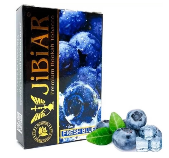 Табак Jibiar Fresh Blue (Фреш Блю) 50 грамм в интернет магазине кальянов фото 1