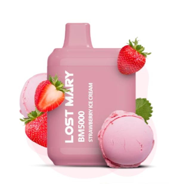 Lost Mary 5000 Strawberry ice cream (Клубничное мороженое) 