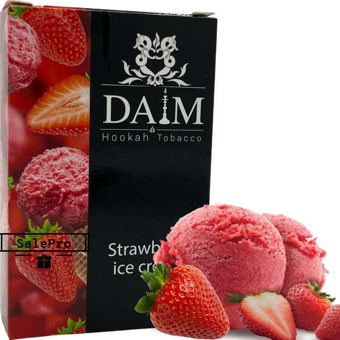 Табак Daim Strawberry Ice Cream (Клубника Мороженое) 50 гр  