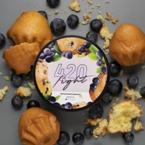 Табак 420 Light Черничный Маффин 250 грамм 