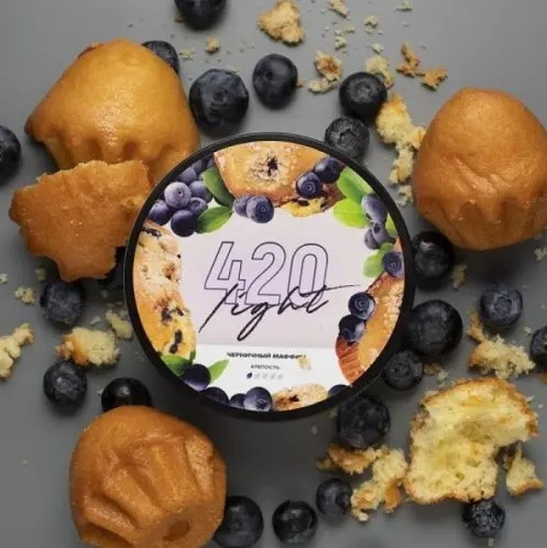 Табак 420 Light Черничный Маффин 250 грамм  