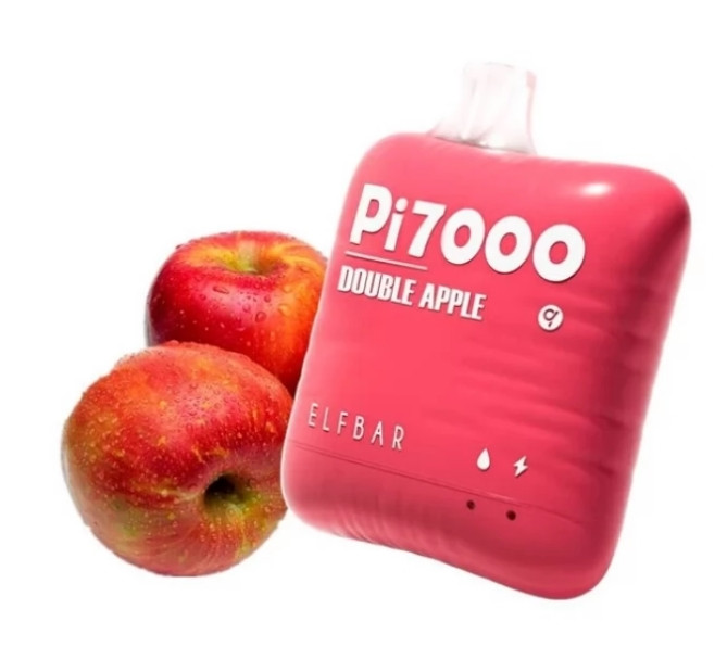 Elf Bar Pi 7000 Double Apple (Двойное Яблоко) в интернет магазине кальянов фото 1