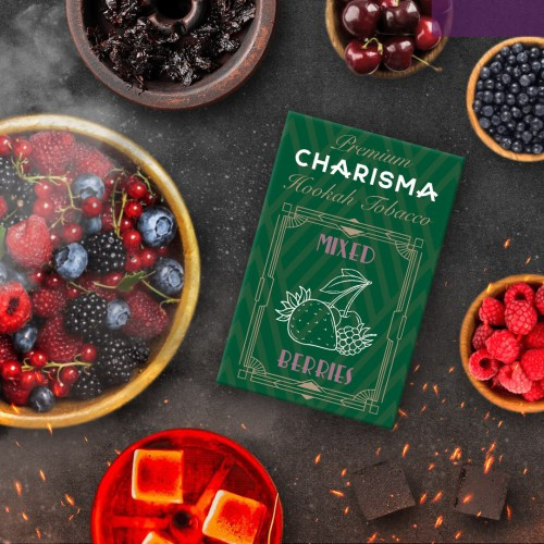 Табак CHARISMA Mixed Berries (Ягодный Микс) 50 грам    в интернет магазине кальянов фото 1