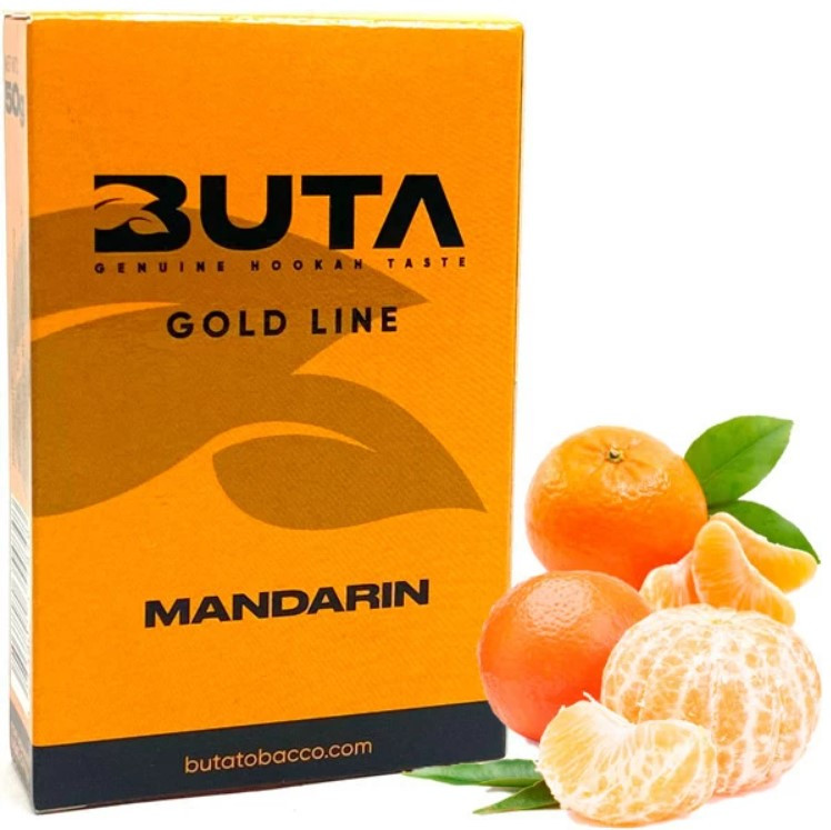 Табак Buta Gold Line Mandarin (Мандарин) 50 грамм  в интернет магазине кальянов фото 1