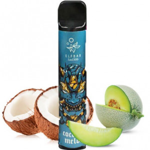 Одноразовая POD система Elf Bar Lux 1500 Coconut Melon (Кокос Дыня) 