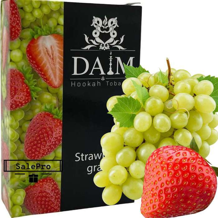 Табак Daim Strawberry grape (Клубника Виноград) 50 гр  в интернет магазине кальянов фото 1