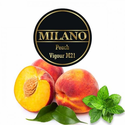 ТАБАК MILANO PEACH VIGOUR M21 (ПЕРСИК МЯТА) - 50 ГРАММ  в интернет магазине кальянов фото 1
