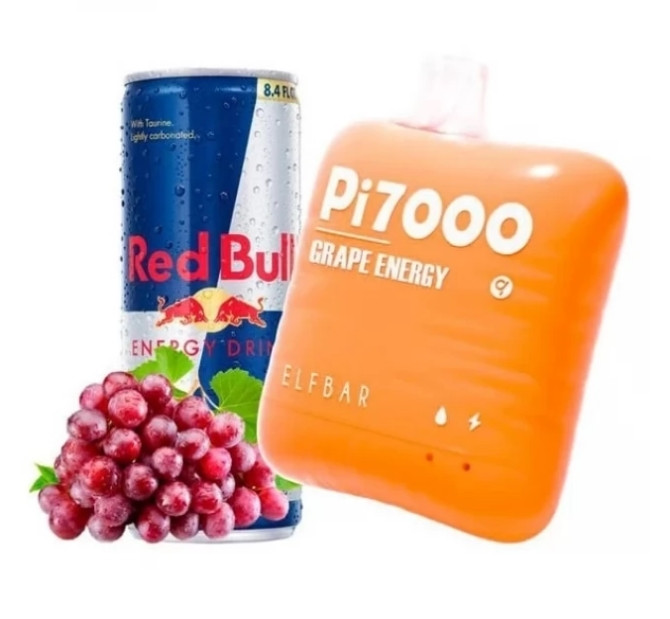 Elf Bar Pi 7000 Grape Energy (Виноград Энергетик) 
