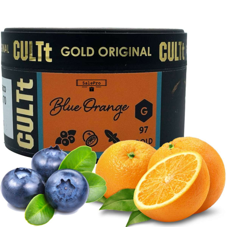 Табак CULTt G97 Blue Orange (Черника Апельсин Мята) 100 грамм     в интернет магазине кальянов фото 1
