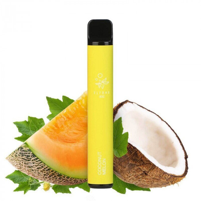 Одноразовая POD система Elf Bar 800 Coconut Melon (Кокос Дыня)  