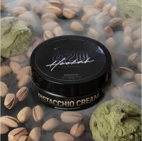 Табак 420 Pistacchio Cream (Фисташковое Мороженое) 250 грамм 