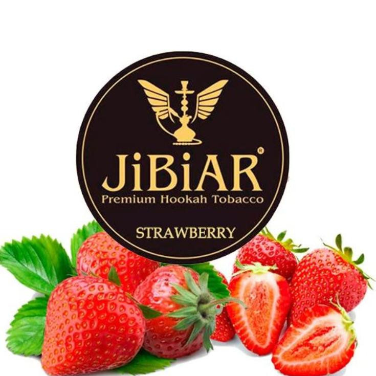 Табак Jibiar Strawberry (Клубника) 100 грамм реплика в интернет магазине кальянов фото 1