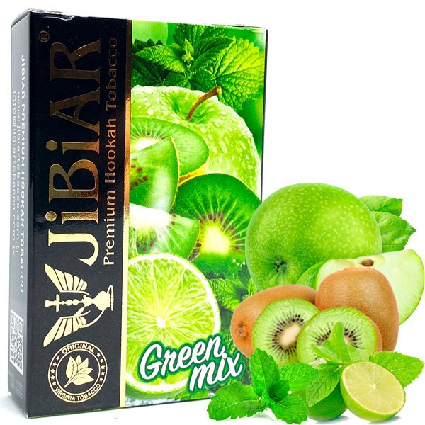 Табак Jibiar Green Mix (Грин Микс) 50 гр   