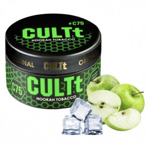 Табак CULTt C75 Green Apple Ice (Яблоко Лед) 100 грамм