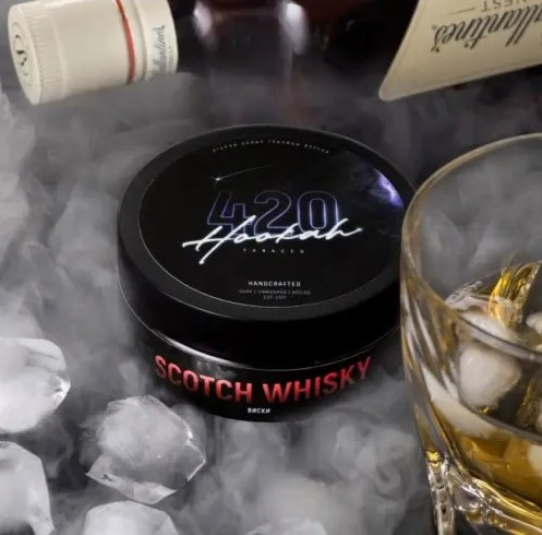 Табак 420 Scotch Whisky (Виски) 250 грамм в интернет магазине кальянов фото 1