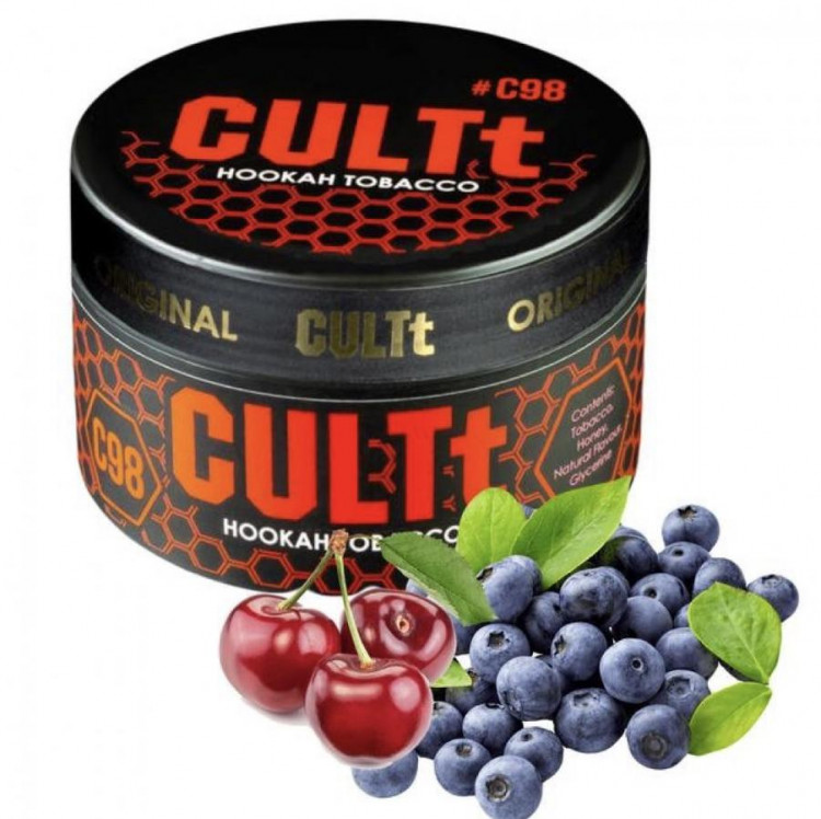 Табак CULTt C98 Cherry Blueberry (Вишня Черника) 100 грамм 