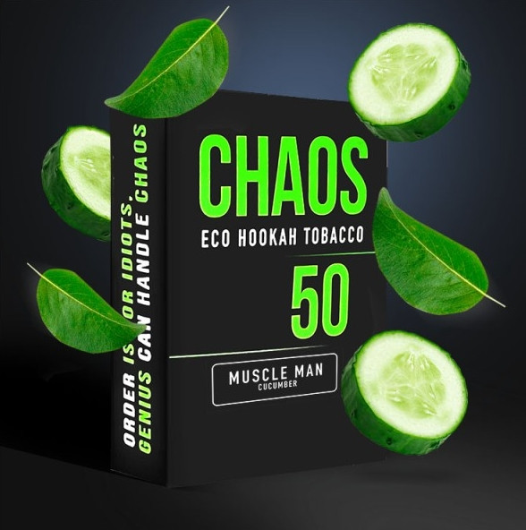 Табак Chaos Muscle Man (Огірок) 50 грамм  в интернет магазине кальянов фото 1