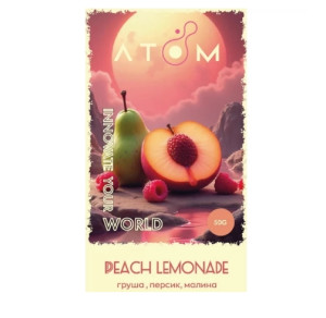 Табак Atom Peach Lemonade (Груша, Персик, Малина) 50 грамм