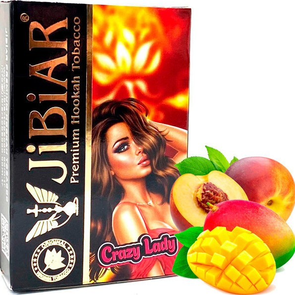 Табак Jibiar Crazy Lady (Крейзи Лейди) 50 грамм в интернет магазине кальянов фото 1