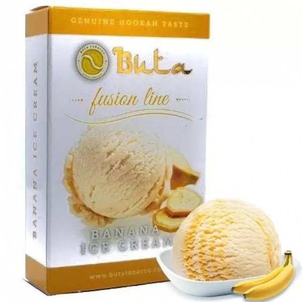 ТАБАК BUTA GOLD - Banana Ice Cream (Банановое Мороженое) 50 Гр 