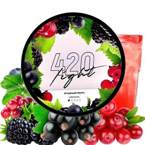 Табак 420 Light Ягодный Морс 250 грамм   