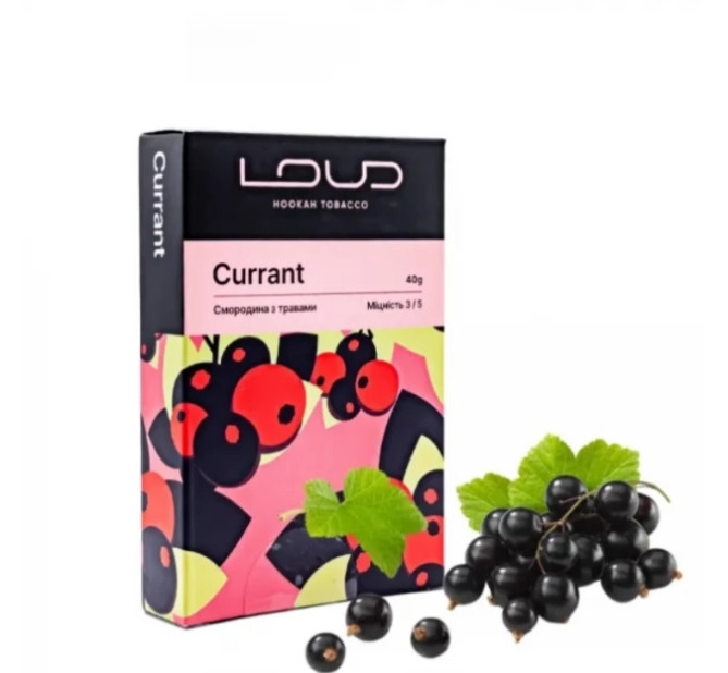 Табак Loud Currant (Смородина с травами) 40 грамм 