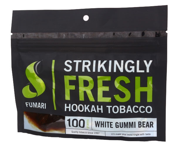 ТАБАК ДЛЯ КАЛЬЯНА FUMARI WHITE GUMMI BEAR / БЕЛЫЕ МИШКИ ГАММИ 100 ГРАММ  в интернет магазине кальянов фото 2