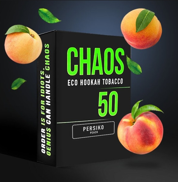 Табак Chaos Persiko (Персик) 50 грамм  в интернет магазине кальянов фото 1