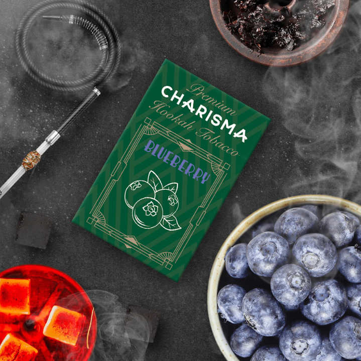 Табак CHARISMA Blueberry (Черника) 50 грамм в интернет магазине кальянов фото 1
