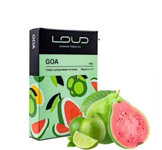 Табак Loud Goa (Гуава с цитрусом) 40 грамм в интернет магазине кальянов фото 1
