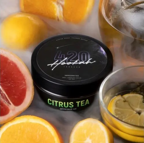 Табак 420 Citrus Tea (Цитрус Чай) 250 грамм  в интернет магазине кальянов фото 1