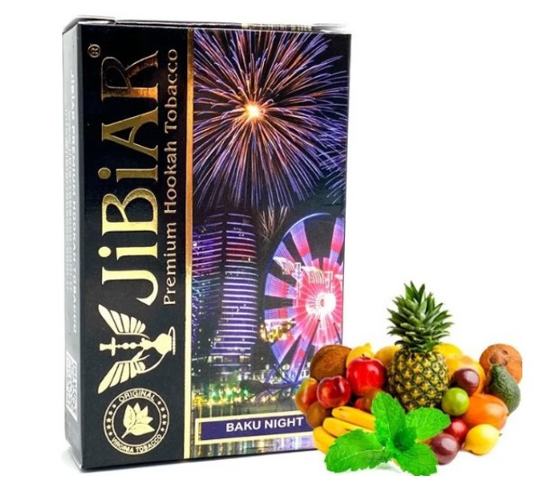 Табак Jibiar Baku Night (Баку Ночи) 50 грамм 