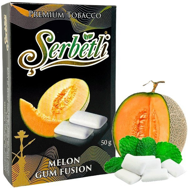 Табак Serbetli Melon Gum Fusion (Дыня Мятная Жвачка) 50гр   