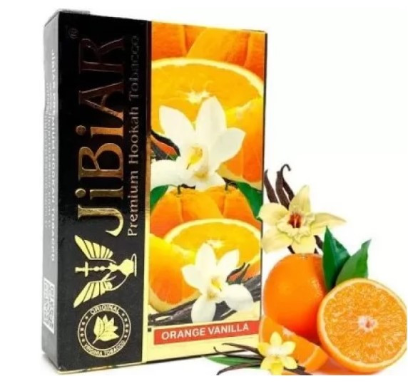 Табак Jibiar Orange Vanilla (Апельсин Ваниль) 50 грамм в интернет магазине кальянов фото 1