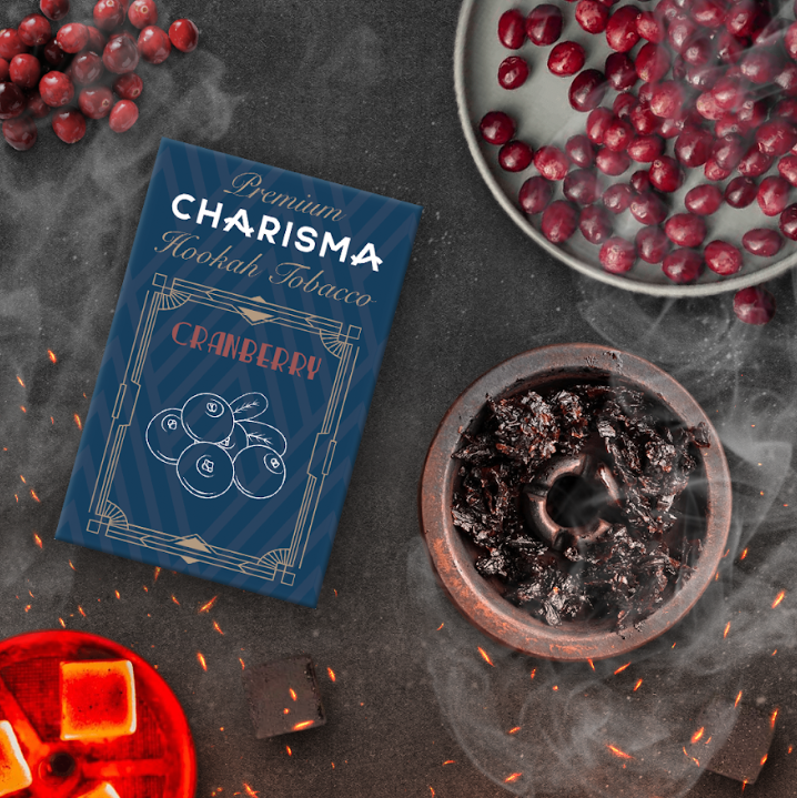 Табак CHARISMA Cranberry (Клюква) 50 грамм в интернет магазине кальянов фото 1