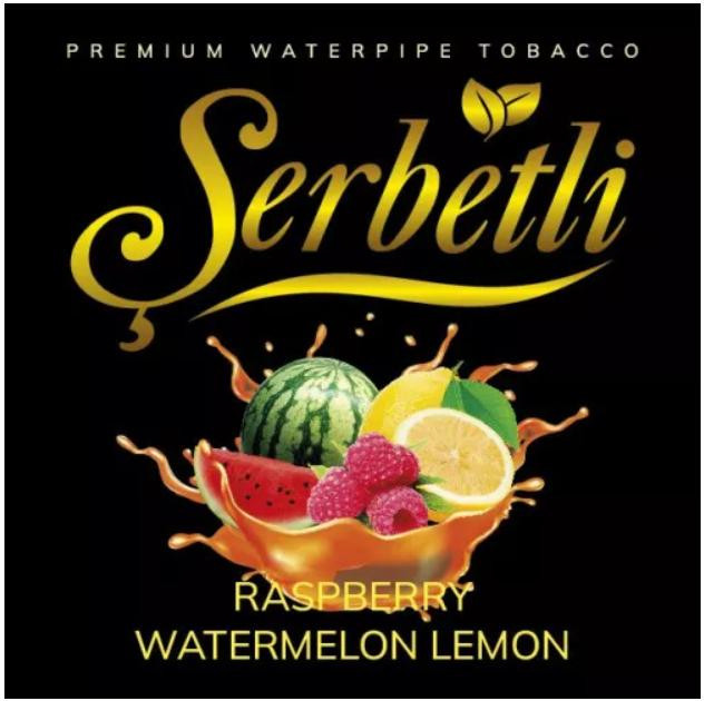 Табак Serbetli Raspberry Watermelon Lemon (Малина Арбуз Лимон) 100 грамм в интернет магазине кальянов фото 1